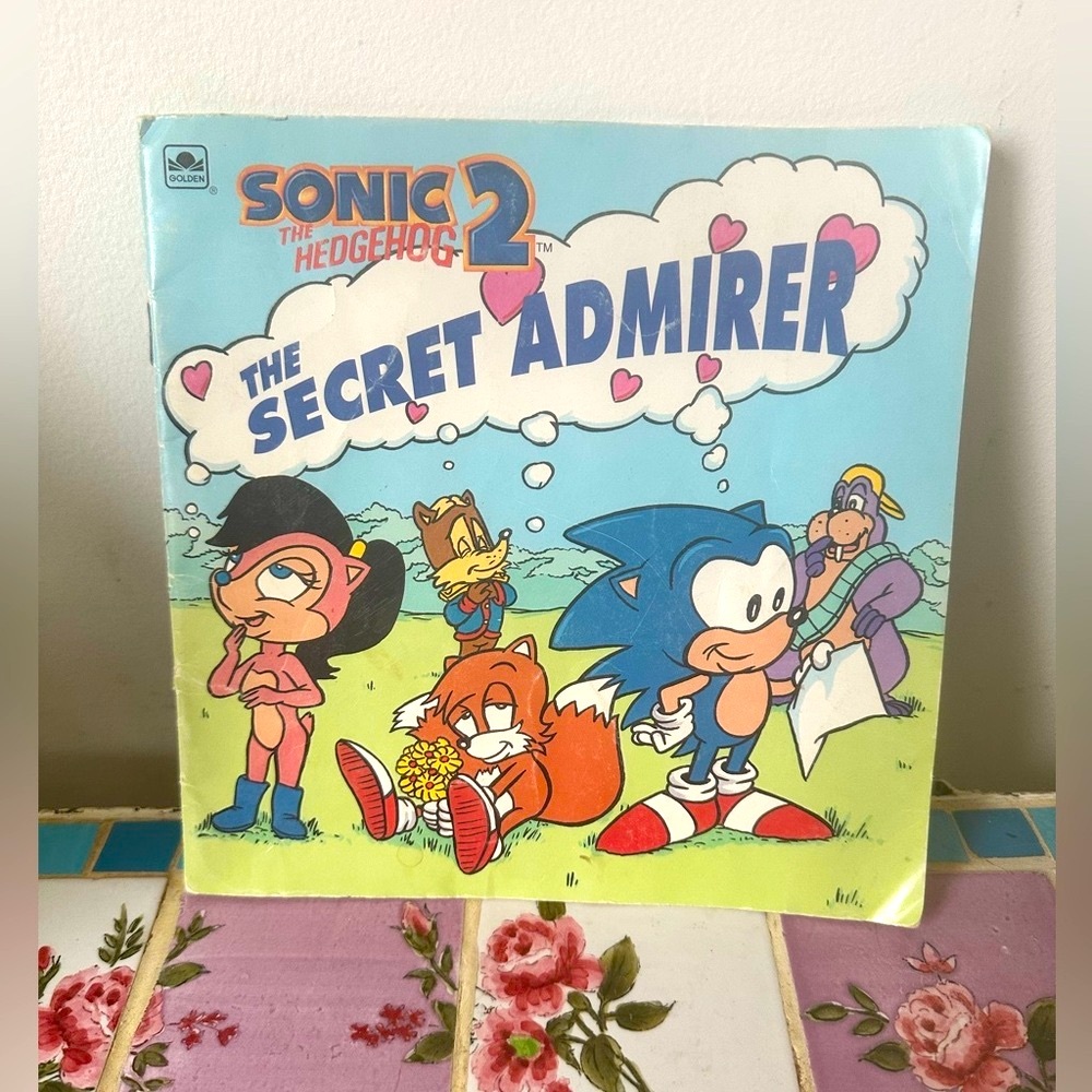 Vintage 1994 Sonic the Hedgehog 2: The Secret Admirer Book Special Edition